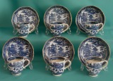 A Caughley Porcelain coffee set c.1790
