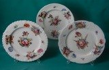  3 Coalport Porcelain plates c.1820