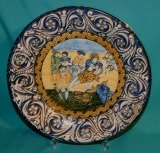 Antica Salvadanaio Maiolica Porcellana Da Rompere Gallo French