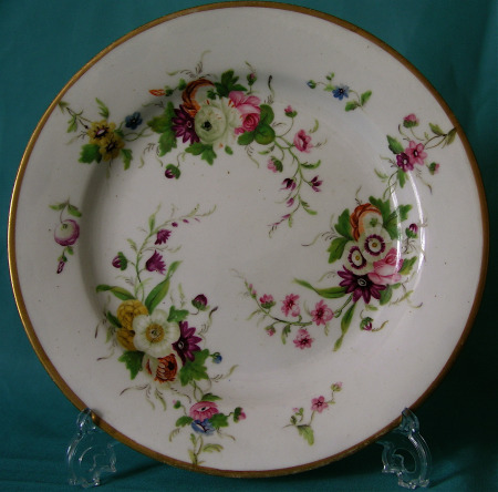 A Very Rare Minton Porcelain Plate c. 1800-10